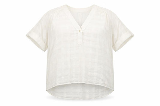 Womens UK Size L Whistles Ivory Tunic Blouse