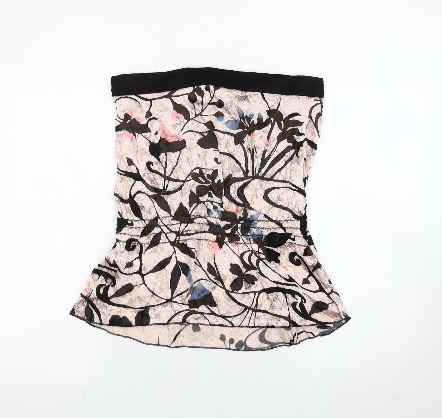 Firetrap Women’s Multicoloured Floral Halter Camisole Top M Viscose Silk