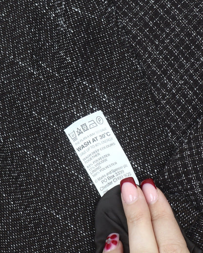 Marks and Spencer Women’s Brown Check A-Line Midi Skirt Size 16