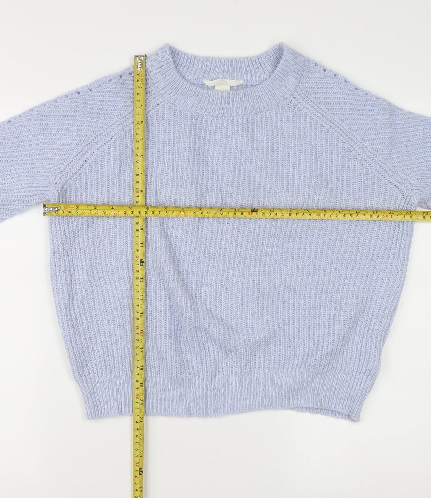 Womens UK Size M H&M Purple Pullover Jumper
