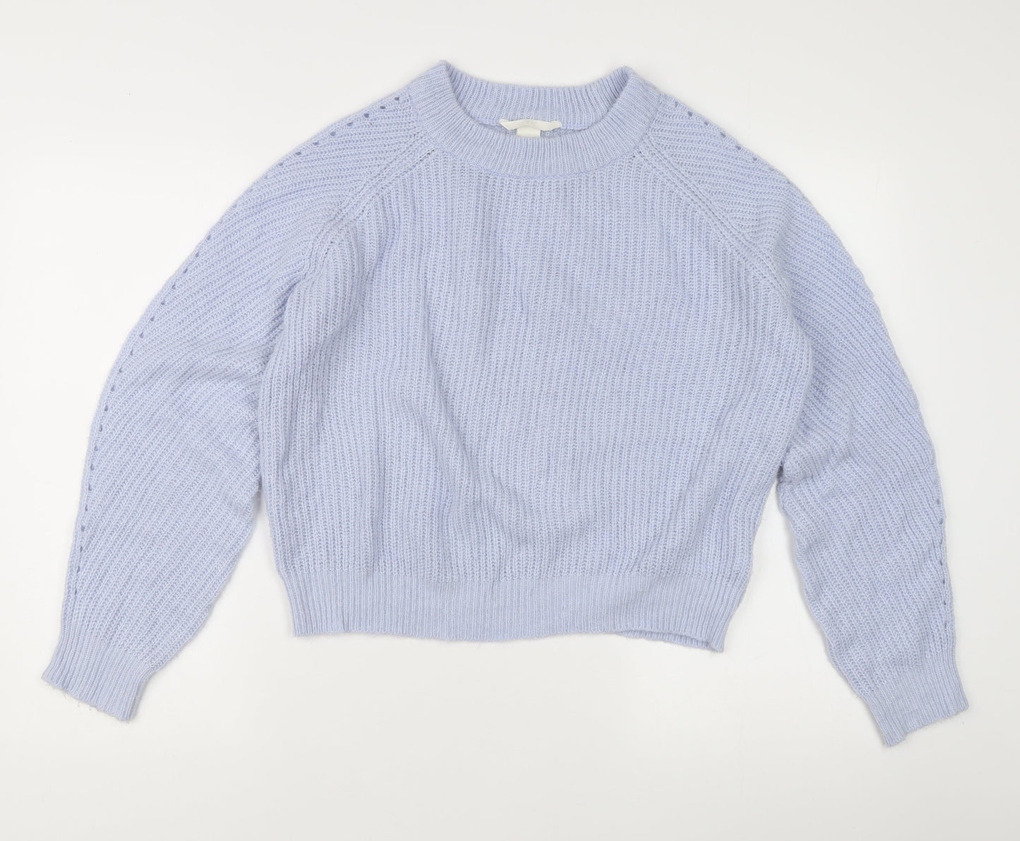 Womens UK Size M H&M Purple Pullover Jumper