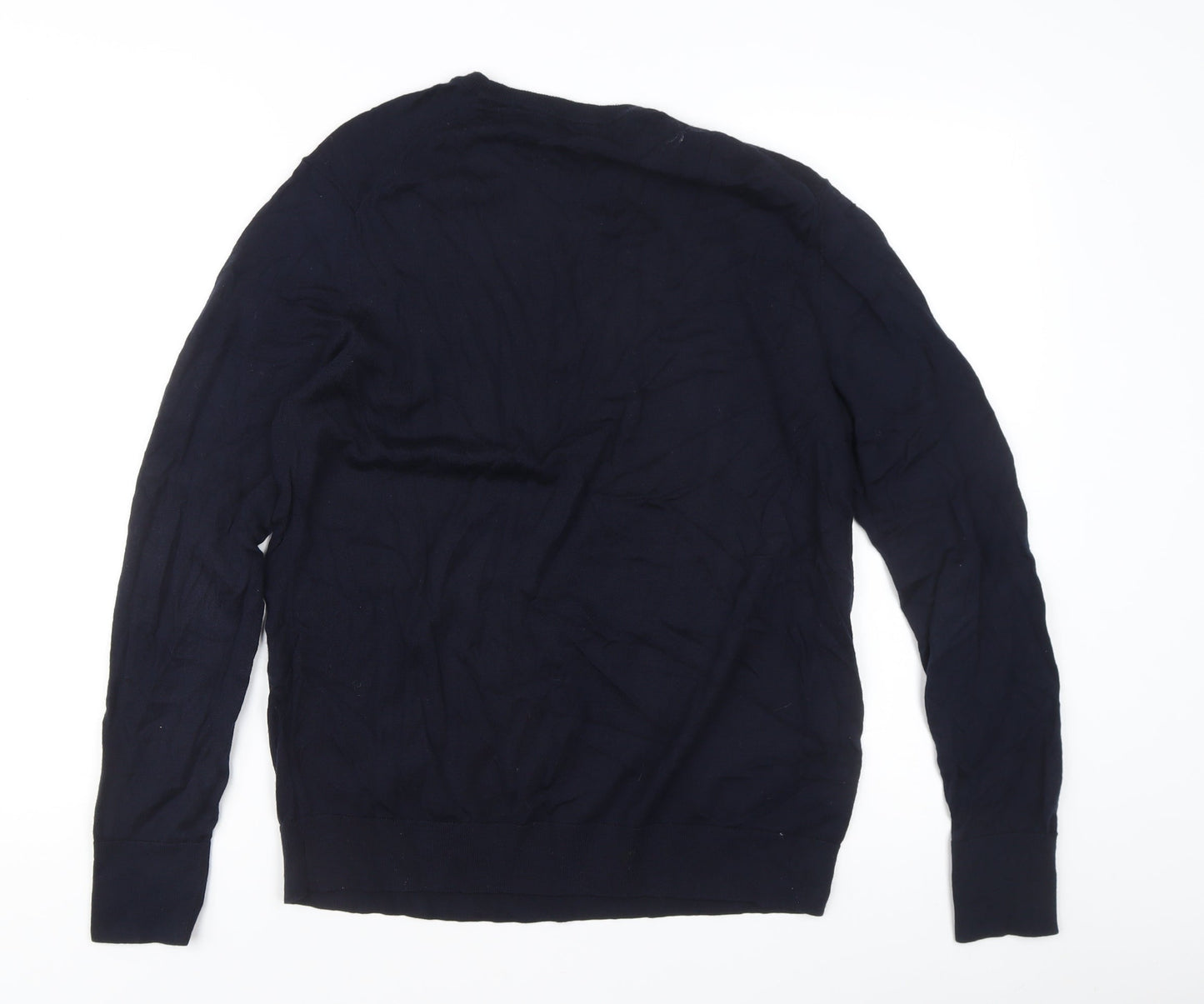 Uniqlo Men’s Blue Wool Crew Neck Pullover Jumper XL