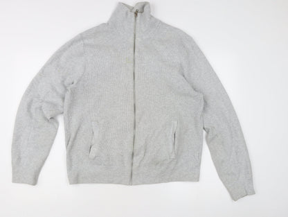 Mens UK Size L Marks and Spencer Grey Basic Jacket