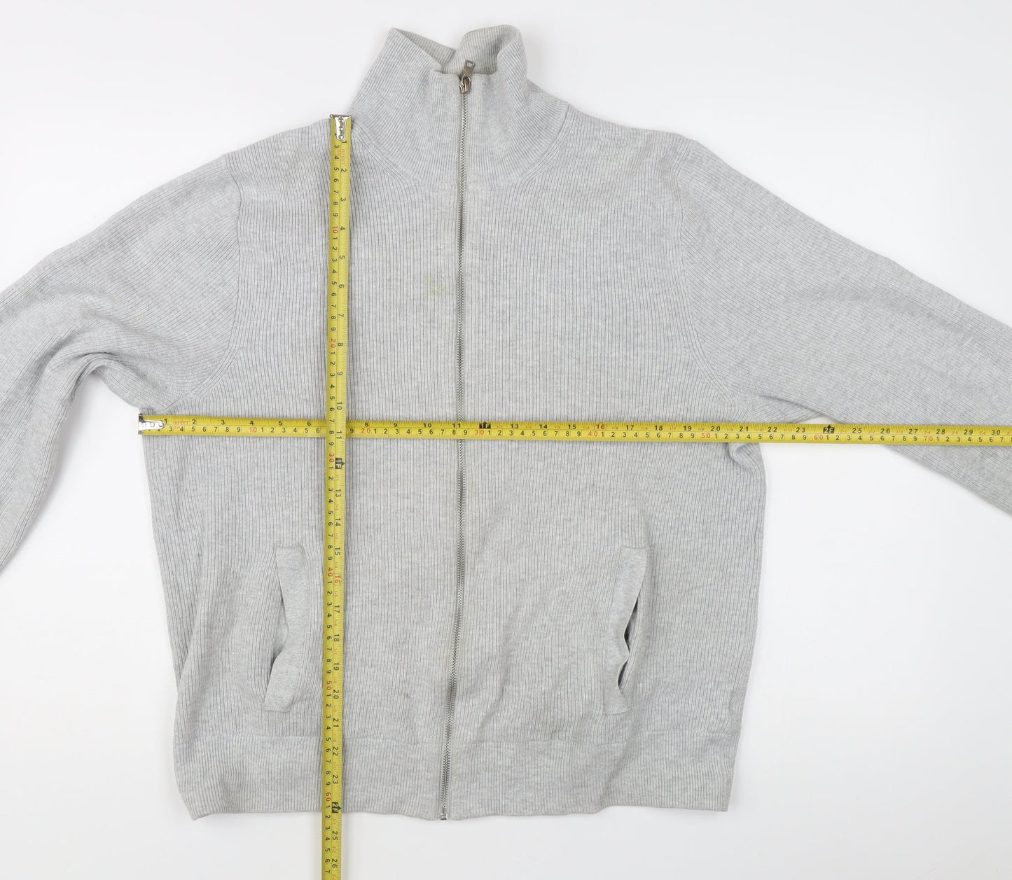 Mens UK Size L Marks and Spencer Grey Basic Jacket