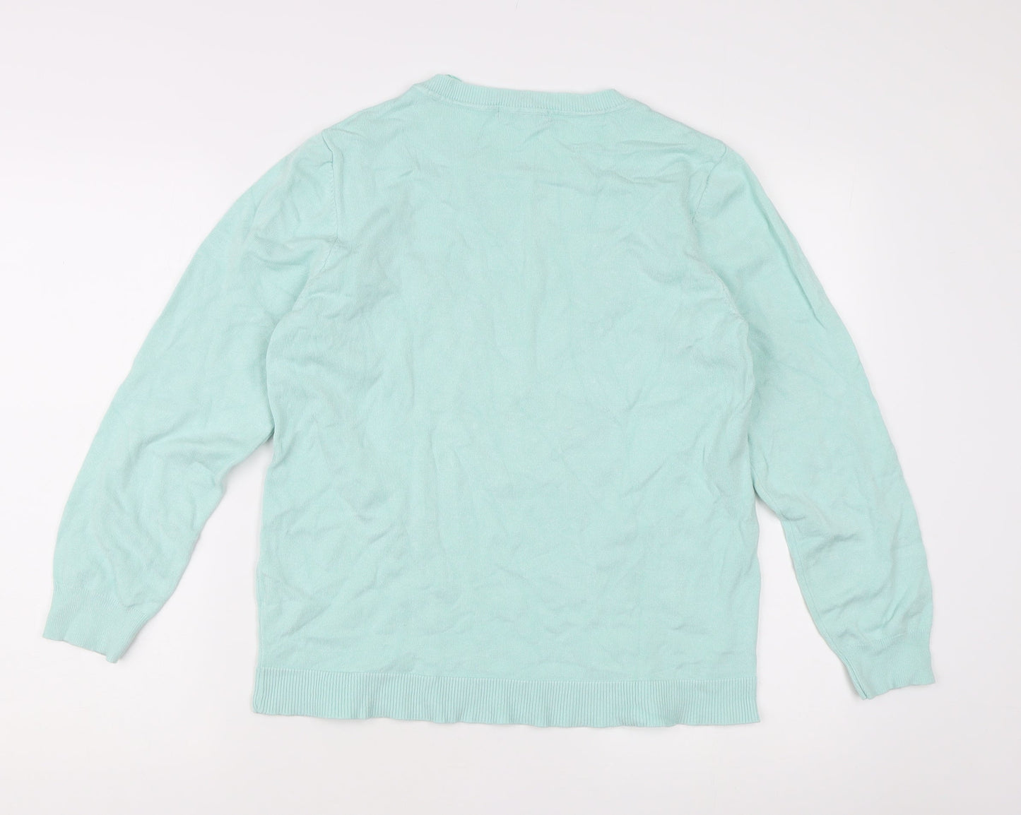 Womens UK Size 12 Bonmarché Green Pullover Jumper