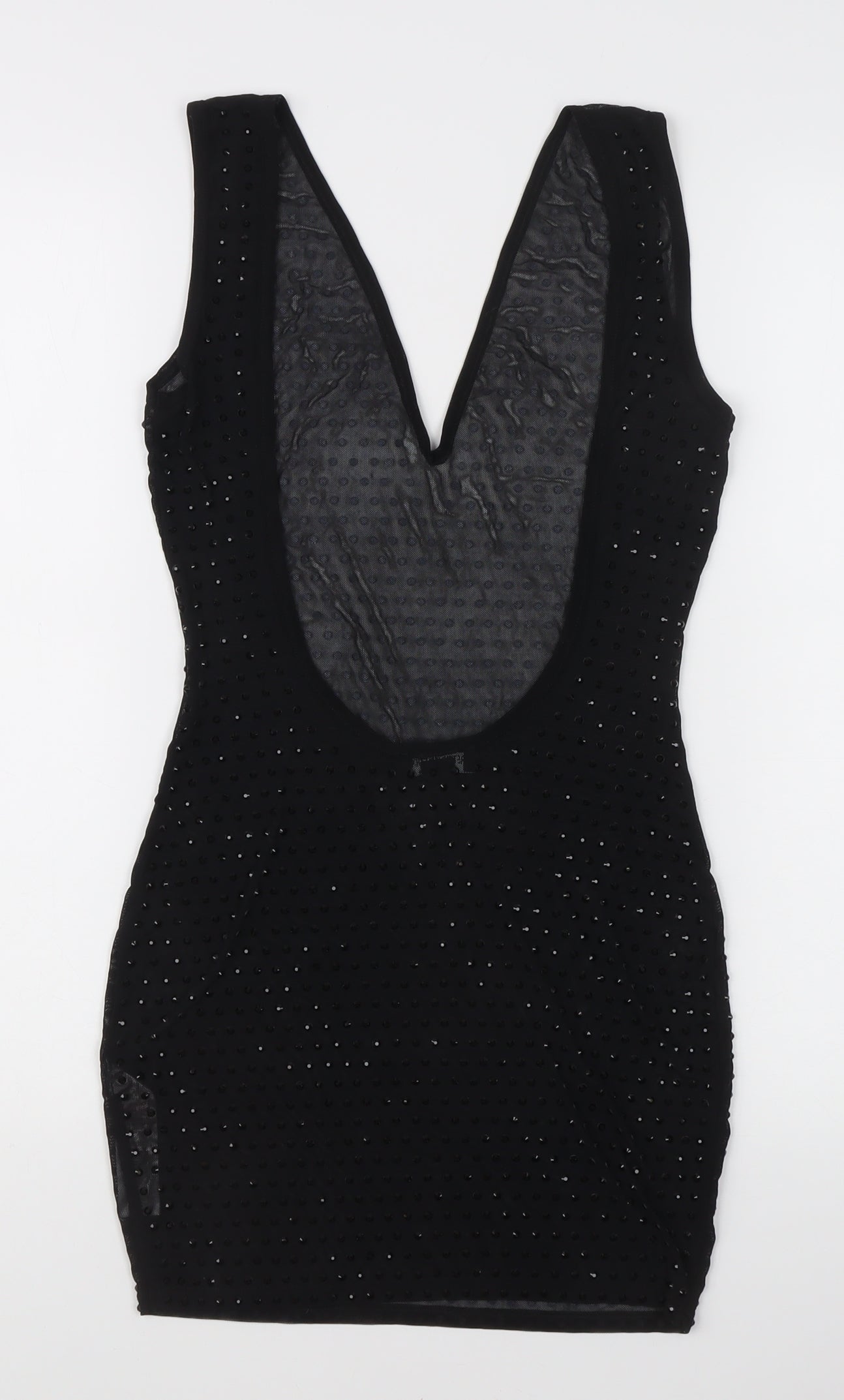 PrettyLittleThing Women's Black Size 6 Bodycon Party Dress