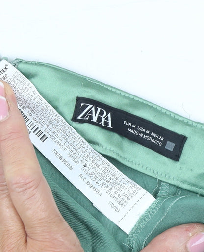 Womens UK Size 12 Zara Straight & Pencil Satin Skirt