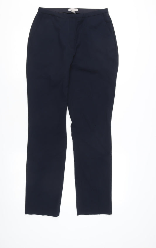 Womens UK Size 8 H&M Slim Fit Business Workwear Casual Black Trousers