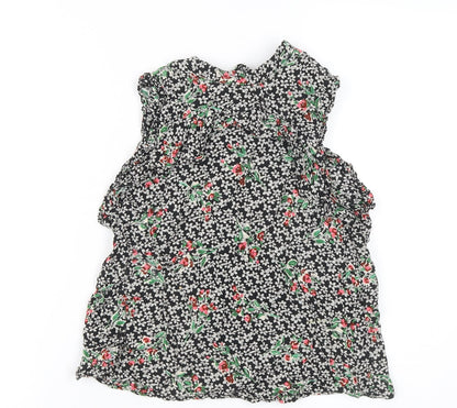 Womens UK Size S Zara Multicoloured Tunic Blouse