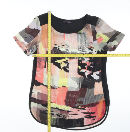 Womens UK Size 8 Marks and Spencer Multicoloured Basic Blouse