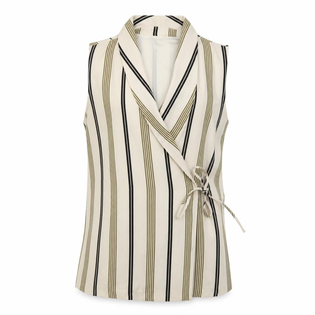 Womens UK Size 8 Marks and Spencer Multicoloured Wrap Blouse