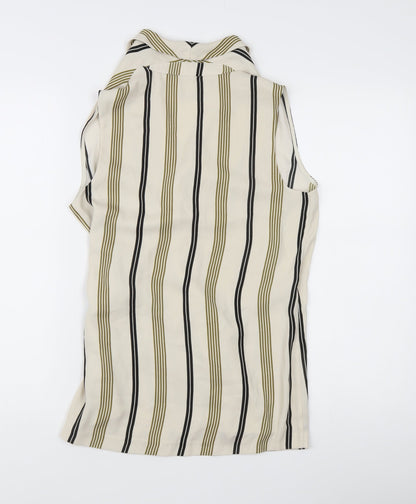 Womens UK Size 8 Marks and Spencer Multicoloured Wrap Blouse