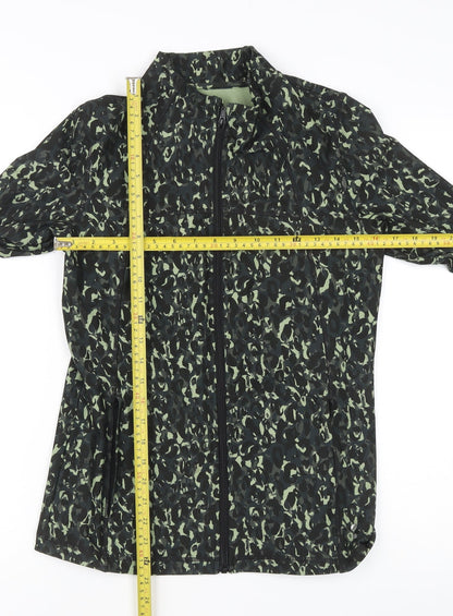 TU Women’s Green Animal Print Lightweight Softshell Jacket Size 16