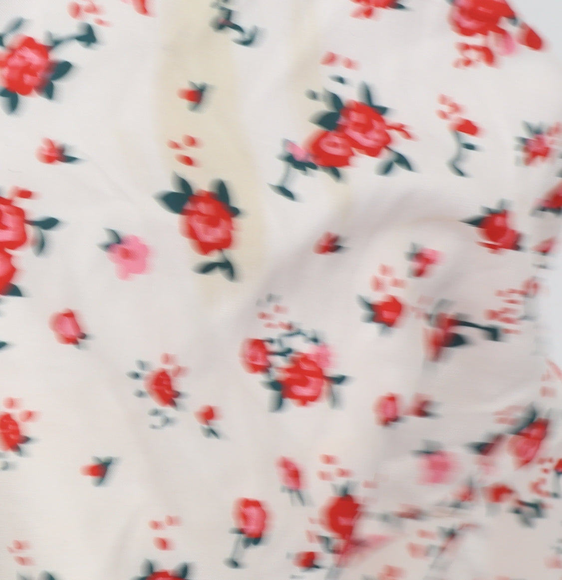 Parisian Women’s Beige Floral Ruched Short Pencil Skirt Size M