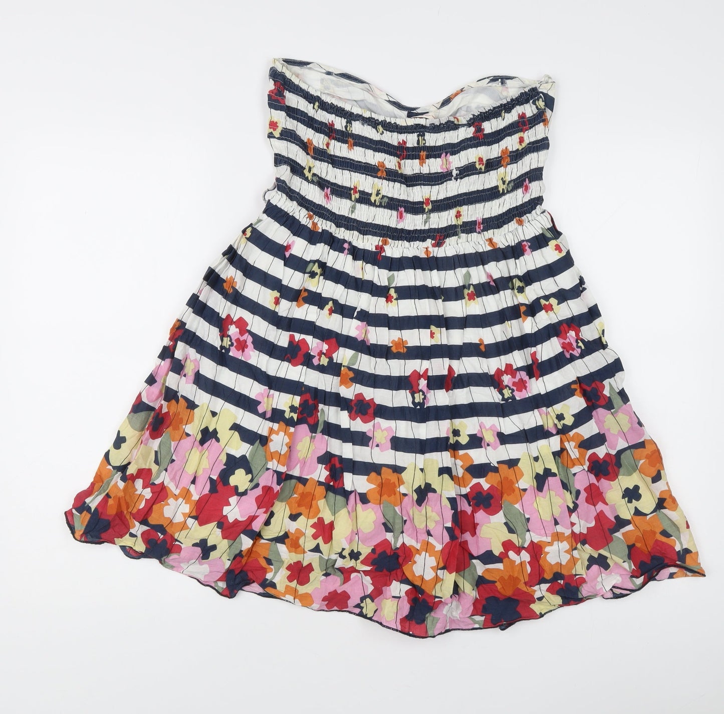 Miss Selfridge Women’s Multicoloured UK 10 Strapless Short Dress