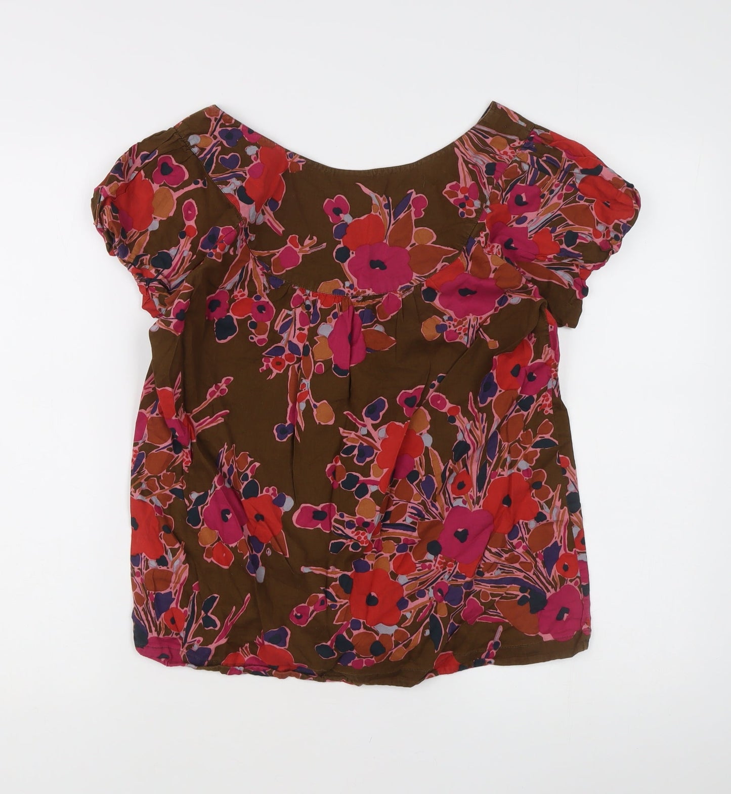Womens UK Size 12 NEXT Multicoloured Tunic Blouse