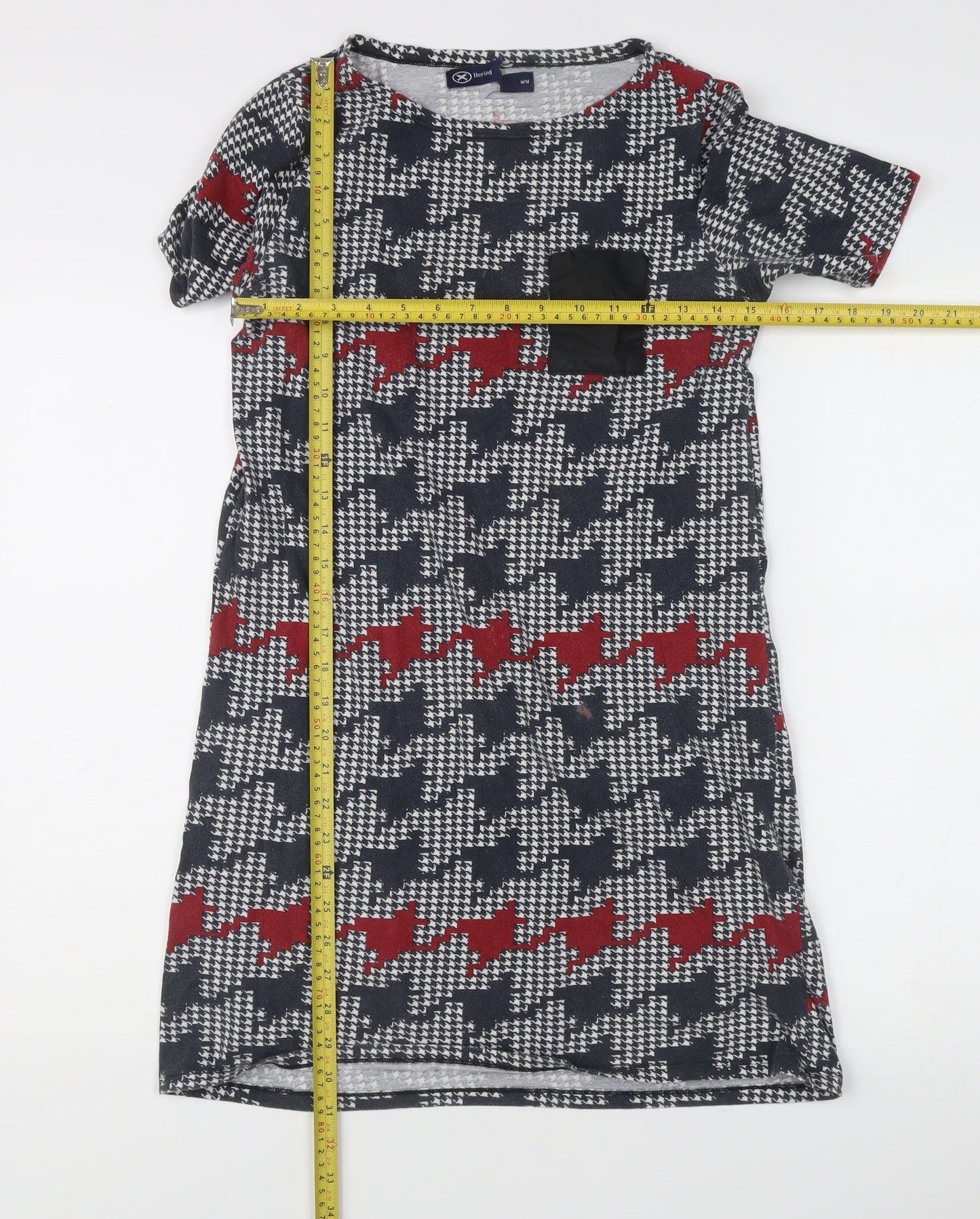 Herring Women's Multicoloured Houndstooth Shift Dress M