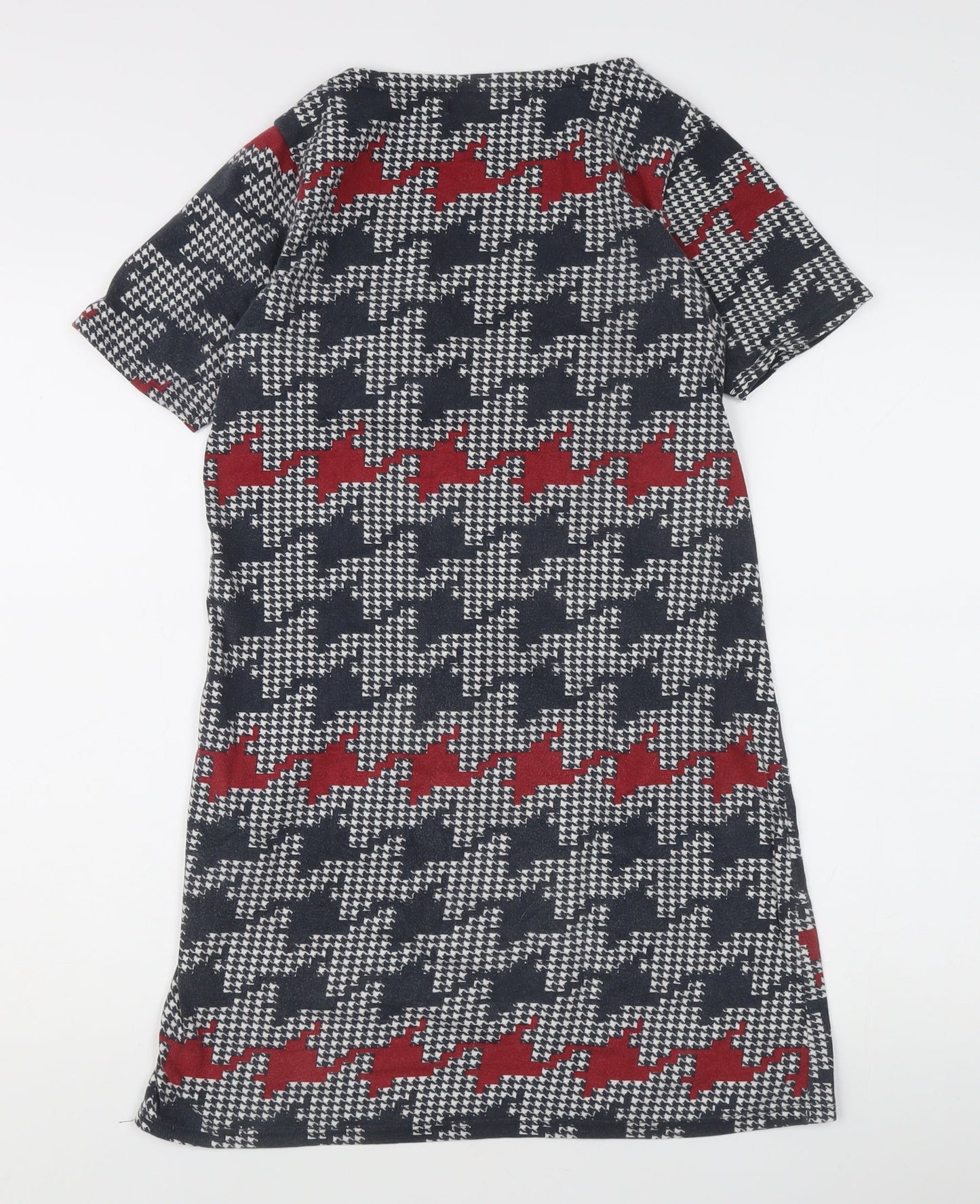 Herring Women's Multicoloured Houndstooth Shift Dress M