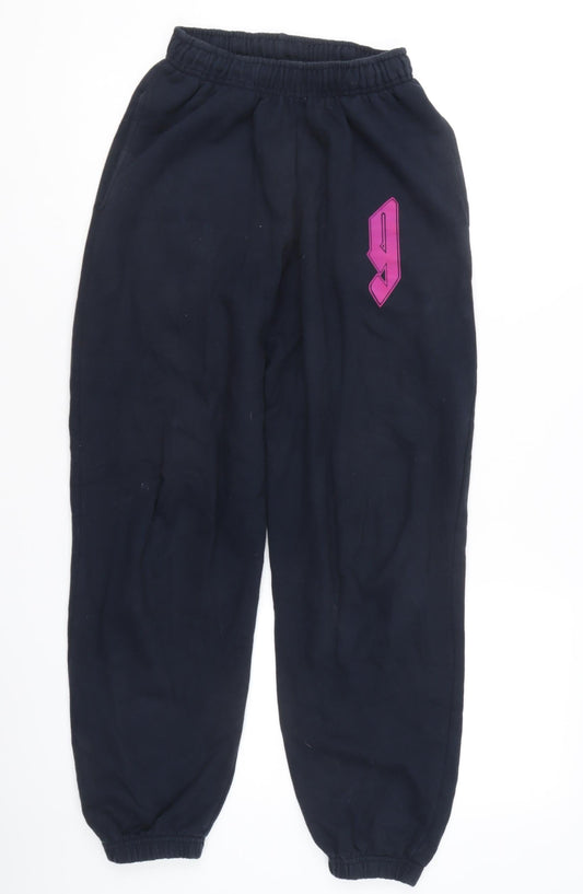 Gymshark Men's Black Fleece Sweatpants M Regular Fit Tapered Casual