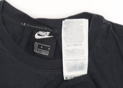 Nike Men's Black Air Max Graphic Print Cotton T-Shirt M Short Sleeve