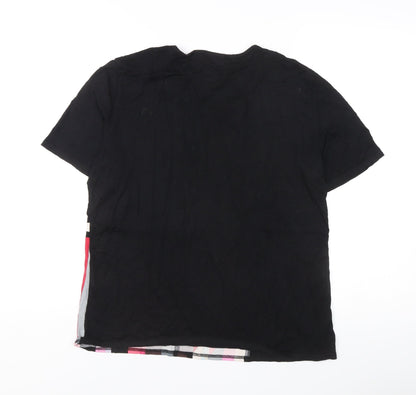 Womens UK Size 14 Afibel Multicoloured Basic T-Shirt