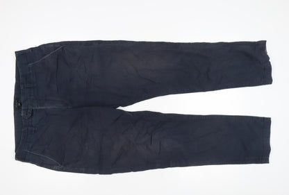 Ted Baker Men's Blue Chino Trousers 38R Regular Fit Straight Leg