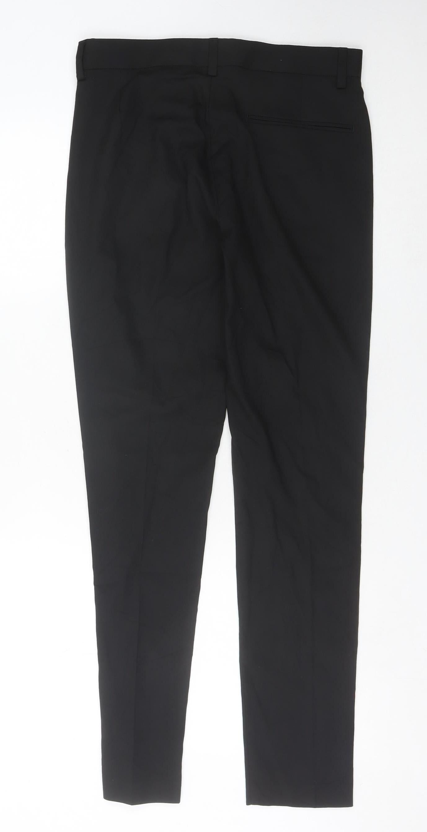 ASOS Men’s Black Slim Fit Formal Trousers 30x30 Straight Leg
