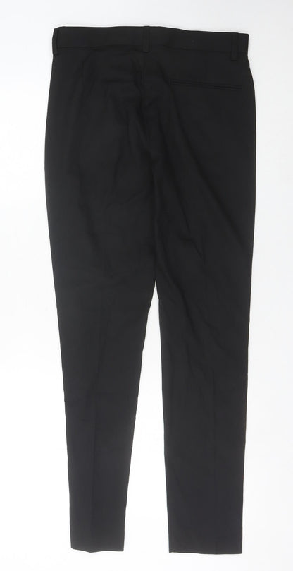 ASOS Men’s Black Slim Fit Formal Trousers 30x30 Straight Leg