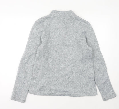 Mountain Warehouse Women’s Grey Henley Sweatshirt Size 12 Polyester