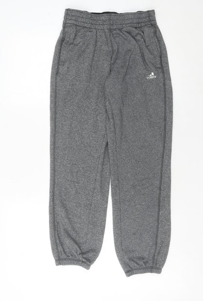 Womens UK Size 8-10 adidas Regular Fit Sweatpants Grey Trousers