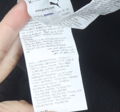 Puma Men’s Black Jogger Trousers M Regular Fit Fleece Autumn Winter