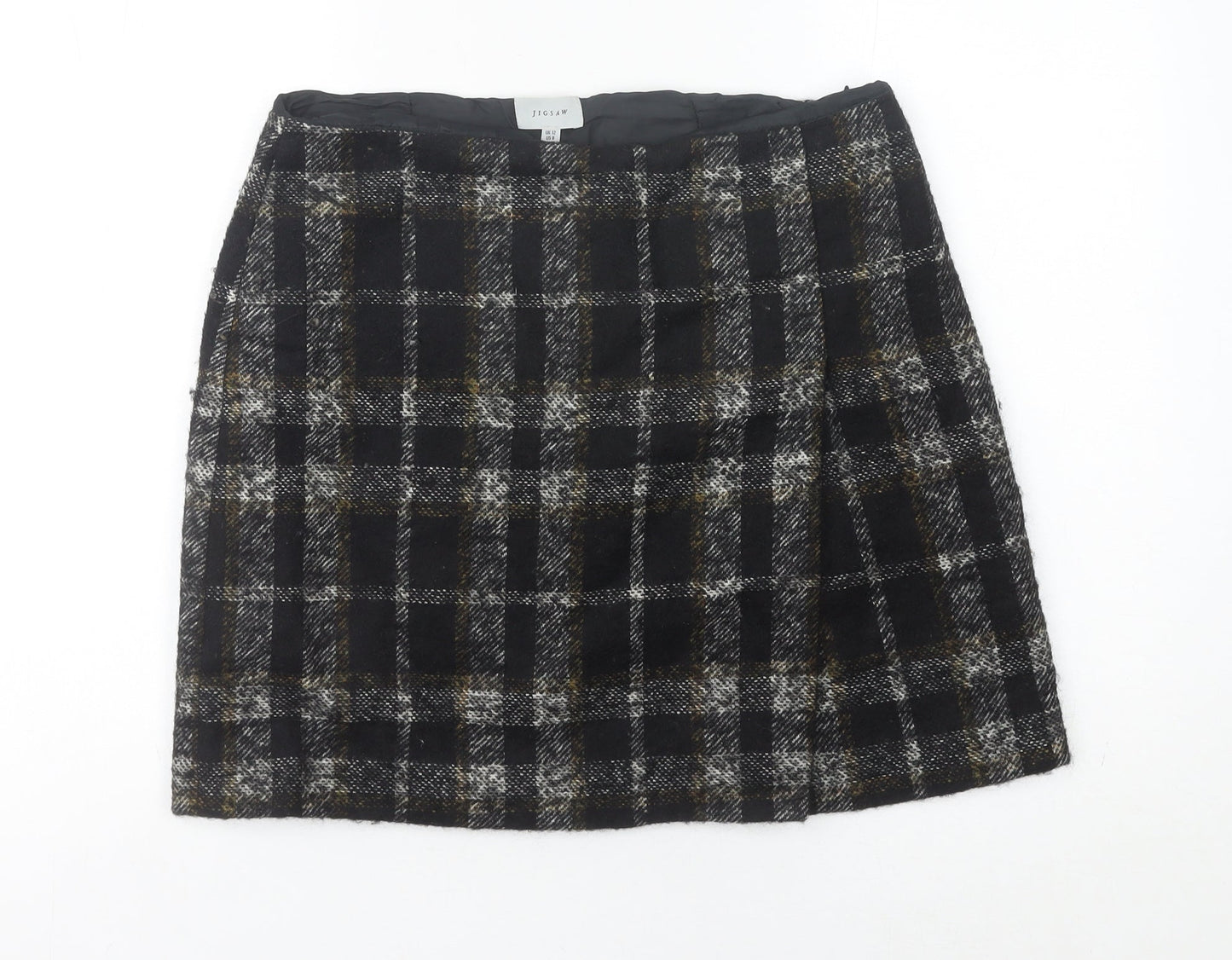 Womens UK Size 12 Jigsaw Straight & Pencil Tweed Skirt