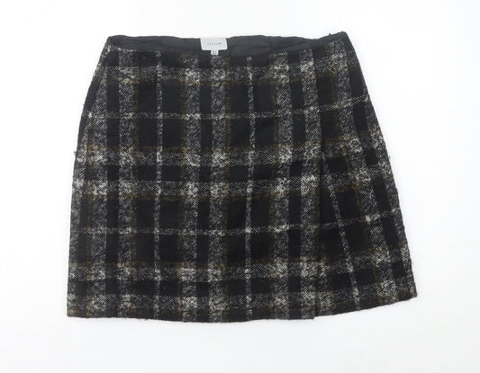 Womens UK Size 12 Jigsaw Straight & Pencil Tweed Skirt