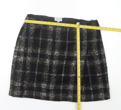 Womens UK Size 12 Jigsaw Straight & Pencil Tweed Skirt