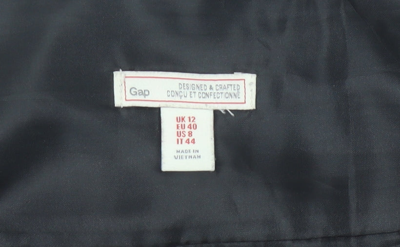 Gap Women’s Black Wool Blend High Rise Pencil Skirt UK 12