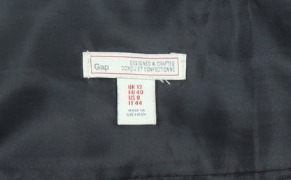 Gap Women’s Black Wool Blend High Rise Pencil Skirt UK 12