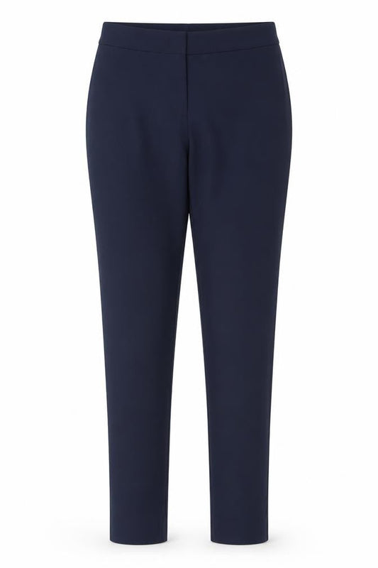 Womens UK Size 10 DKNY Slim Fit Business Casual Formal Workwear Blue Trousers