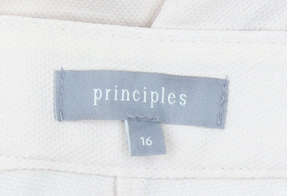 Womens UK Size 16 Principles Regular Fit  Beige Trousers