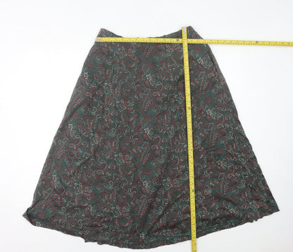 Womens UK Size 16 Country Collection A-Line Chiffon Skirt