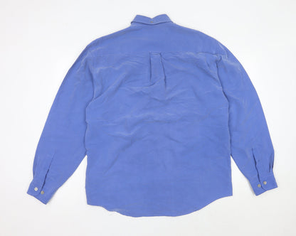 Ben Sherman Men's Blue M Button-Up Long Sleeve Cotton Shirt