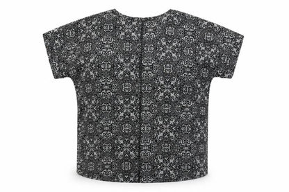 Womens UK Size 14 Peacocks Black Basic T-Shirt