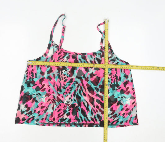 Womens UK Size M Brave Soul Multicoloured Camisole Tank