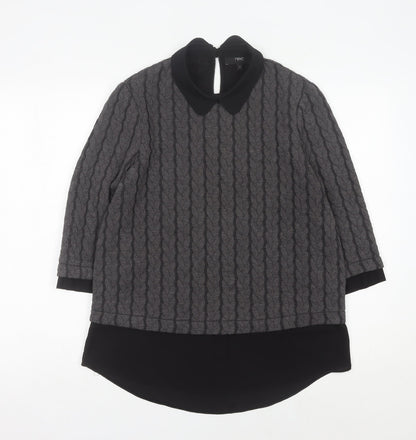 Womens UK Size 12 NEXT Grey Pullover Jumper