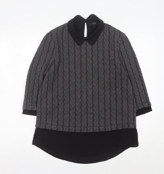 Womens UK Size 12 NEXT Grey Pullover Jumper