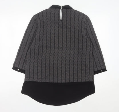 Womens UK Size 12 NEXT Grey Pullover Jumper