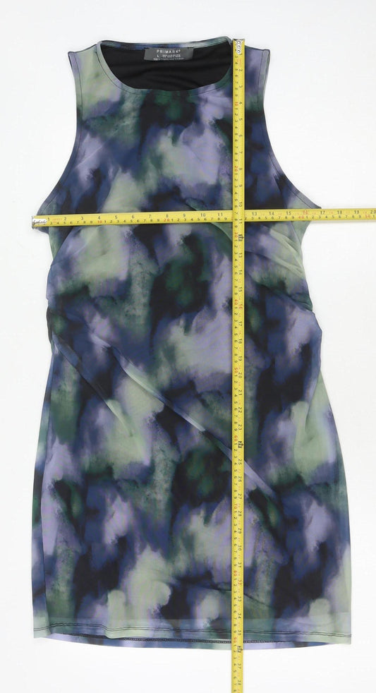 Primark Women’s Multicoloured Tie Dye Bodycon Dress Size 14-16