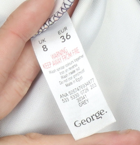 George Women’s Multicoloured Floral Bodycon Dress Size 8 Knee Length