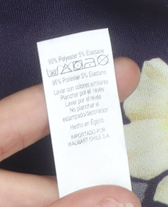 George Women’s Multicoloured Floral Bodycon Dress Size 8 Knee Length