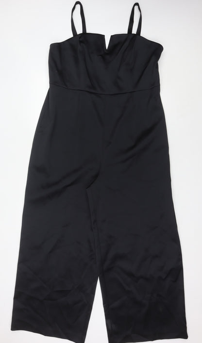 Marks and Spencer Women’s Black Jumpsuit Size 20 Wide-Leg Sweetheart