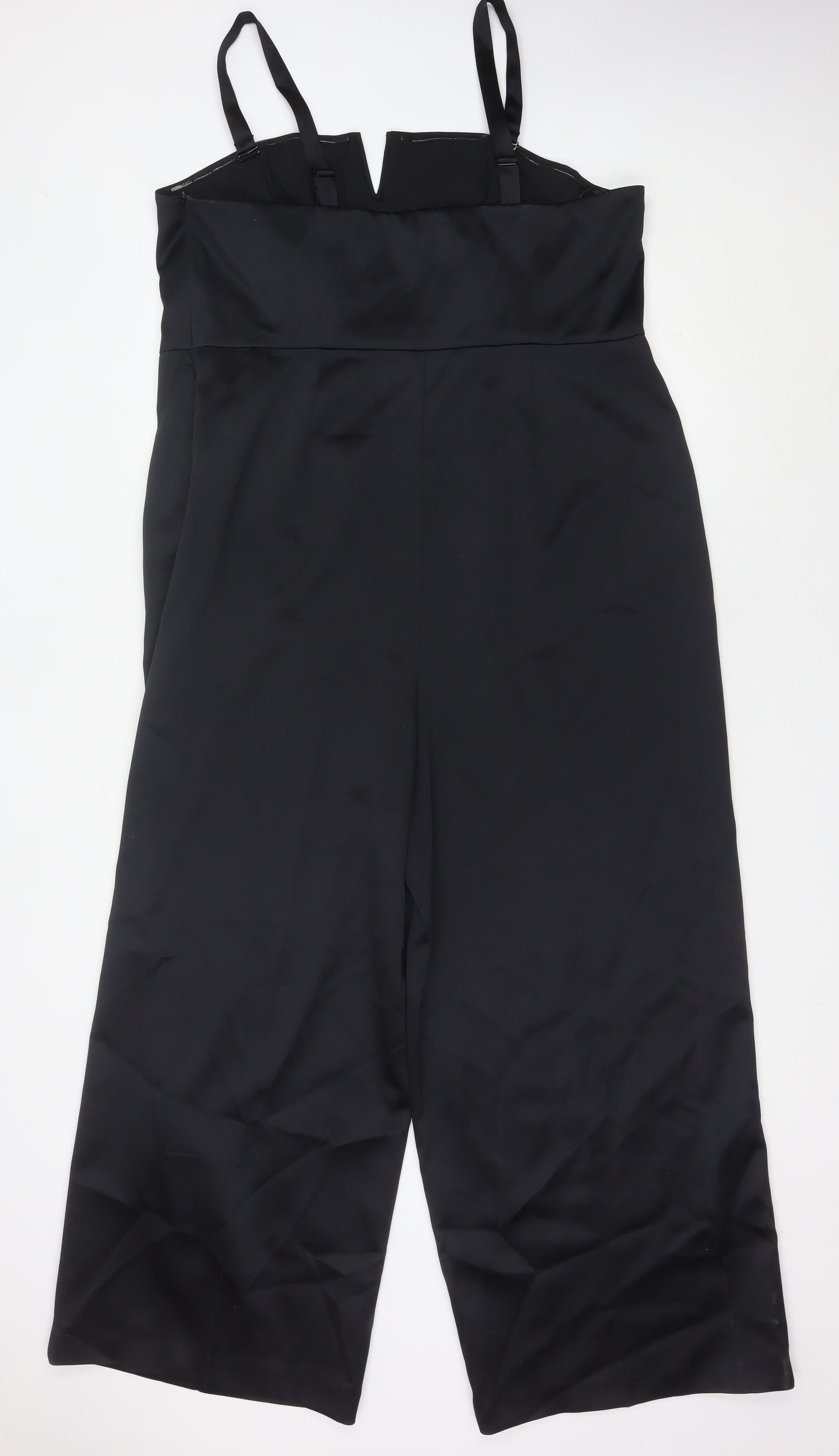 Marks and Spencer Women’s Black Jumpsuit Size 20 Wide-Leg Sweetheart